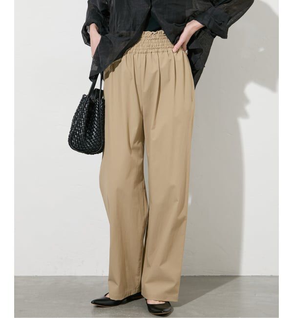 JOURNAL STANDARD「《追加》【撥水/接触冷感/洗える/UVカット】リネンナイロンストレッチワイドパンツ」|その他|