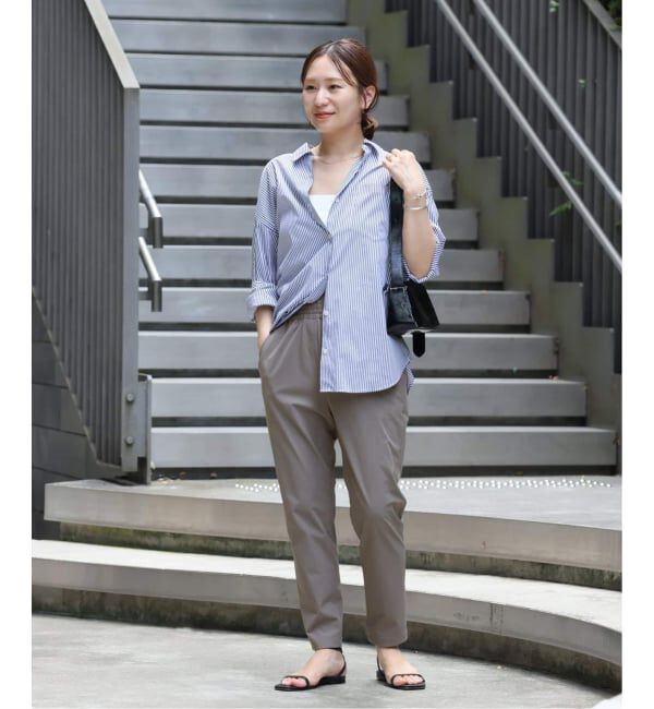 JOURNAL STANDARD「《追加》【撥水/接触冷感/洗える/UV】リネンナイロンストレッチテーパードパンツ」|その他|