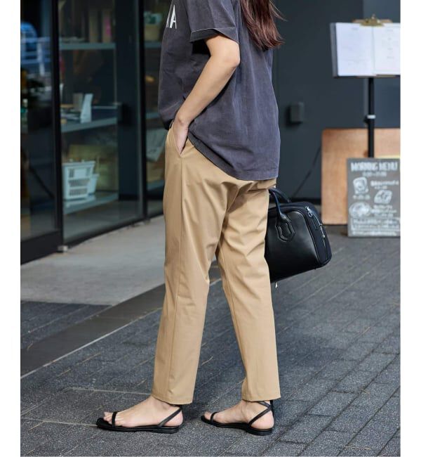 JOURNAL STANDARD「《追加》【撥水/接触冷感/洗える/UV】リネンナイロンストレッチテーパードパンツ」|その他|