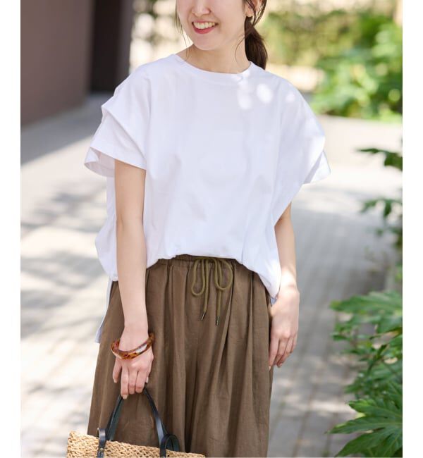 JOURNAL STANDARD relume「《追加予約 / 新色》ショルダータックルーズプルオーバー」|Tシャツ・カットソー|ホワイト