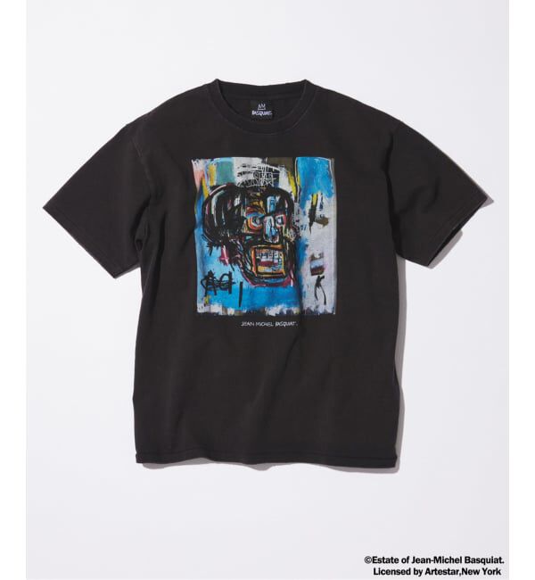 JOURNAL STANDARD「Jean-Michel Basquiat / ジャン＝ミシェル・バスキア プリントTシャツ」|Tシャツ・カットソー|ブラック B