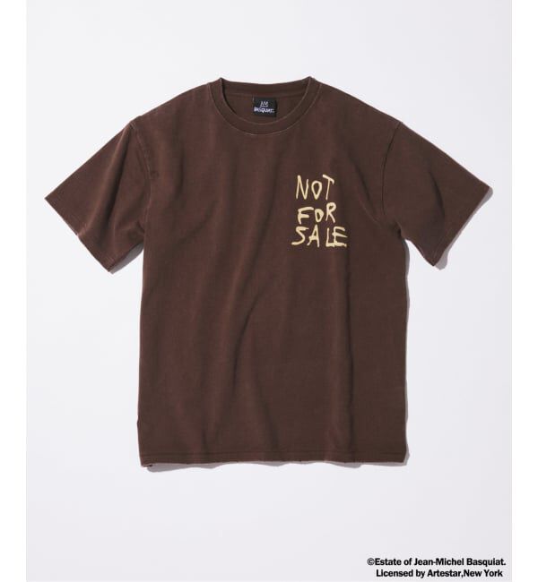 JOURNAL STANDARD「Jean-Michel Basquiat / ジャン＝ミシェル・バスキア プリントTシャツ」|Tシャツ・カットソー|ブラウン