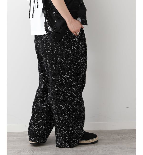 journal standard luxe「《予約》ドットプリントフロントタックパンツ」|その他|