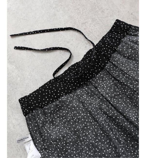 journal standard luxe「《予約》ドットプリントフロントタックパンツ」|その他|