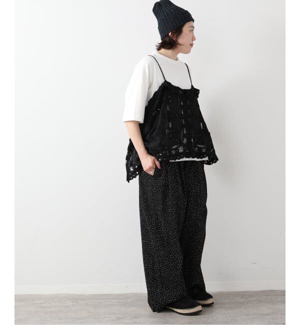 journal standard luxe「《予約》ドットプリントフロントタックパンツ」|その他|