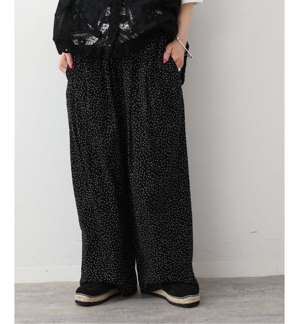journal standard luxe「《予約》ドットプリントフロントタックパンツ」|その他|