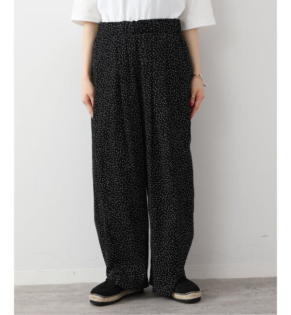 journal standard luxe「《予約》ドットプリントフロントタックパンツ」|その他|