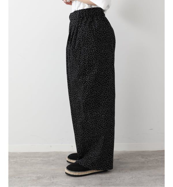 journal standard luxe「《予約》ドットプリントフロントタックパンツ」|その他|