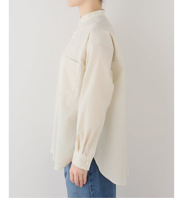 journal standard luxe「サッカー スタンドカラーシャツ」|シャツ・ブラウス|