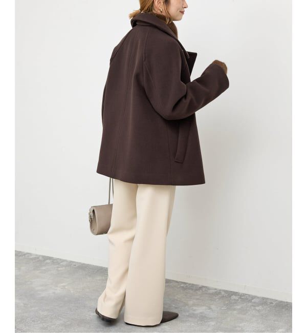 Spick and Span「S160スタンドカラーショートコート」|その他|