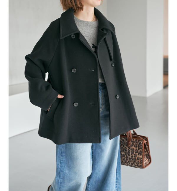 Spick and Span「S160スタンドカラーショートコート」|その他|