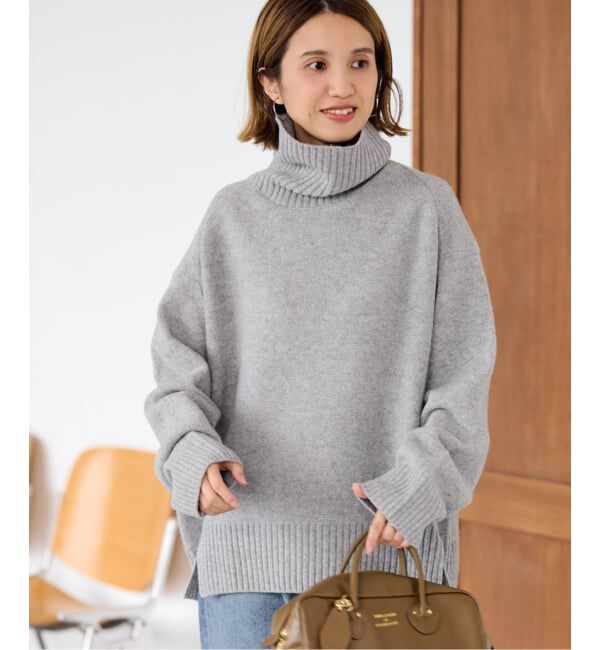 FRAMeWORK「≪WEB先行追加≫AQUA タートルプルオーバー」|ニット・セーター|