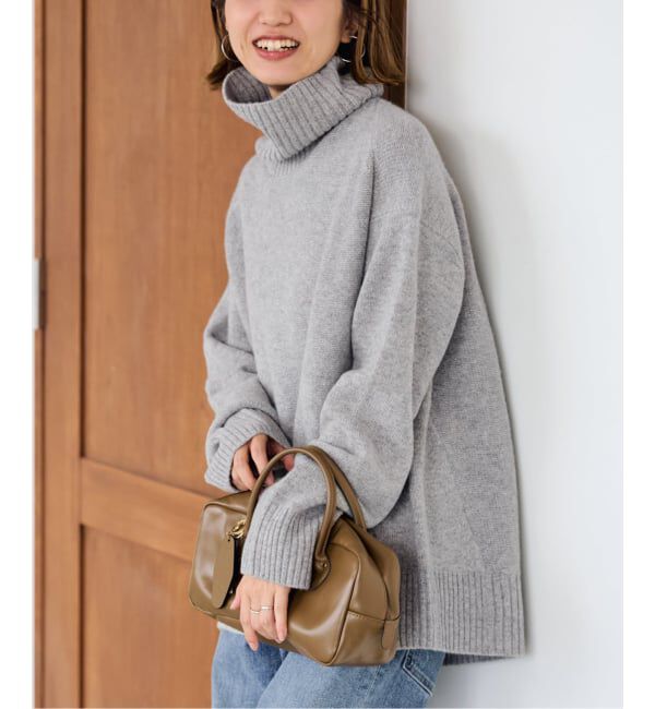 FRAMeWORK「≪WEB先行追加≫AQUA タートルプルオーバー」|ニット・セーター|