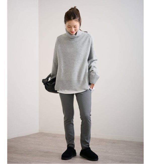 FRAMeWORK「≪WEB先行追加≫AQUA タートルプルオーバー」|ニット・セーター|