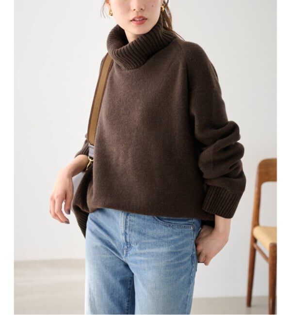FRAMeWORK「≪WEB先行追加≫AQUA タートルプルオーバー」|ニット・セーター|