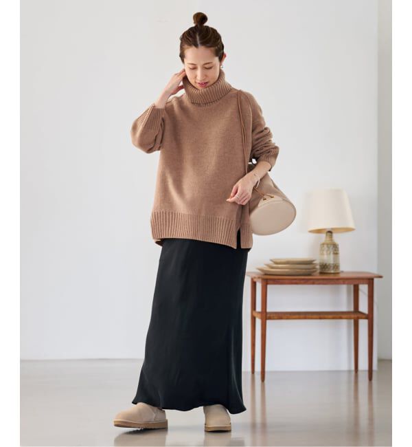 FRAMeWORK「≪WEB先行追加≫AQUA タートルプルオーバー」|ニット・セーター|