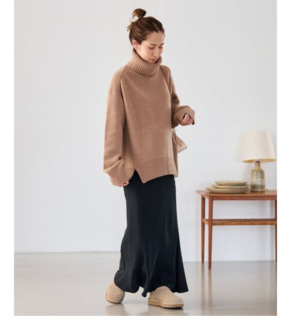 FRAMeWORK「≪WEB先行追加≫AQUA タートルプルオーバー」|ニット・セーター|