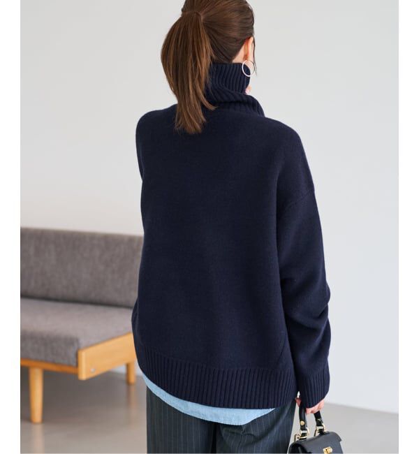 FRAMeWORK「≪WEB先行追加≫AQUA タートルプルオーバー」|ニット・セーター|