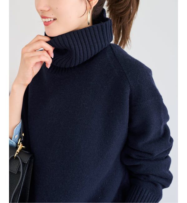 FRAMeWORK「≪WEB先行追加≫AQUA タートルプルオーバー」|ニット・セーター|