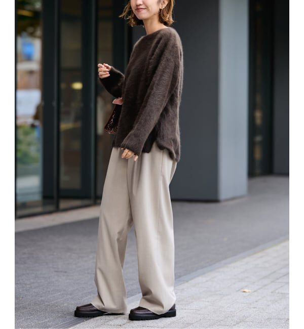 FRAMeWORK「≪追加≫FOX/CASHMERE ボートネック プルオーバー」|ニット・セーター|