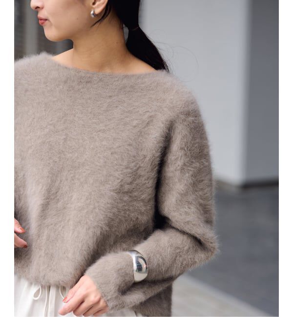 FRAMeWORK「≪追加≫FOX/CASHMERE ボートネック プルオーバー」|ニット・セーター|