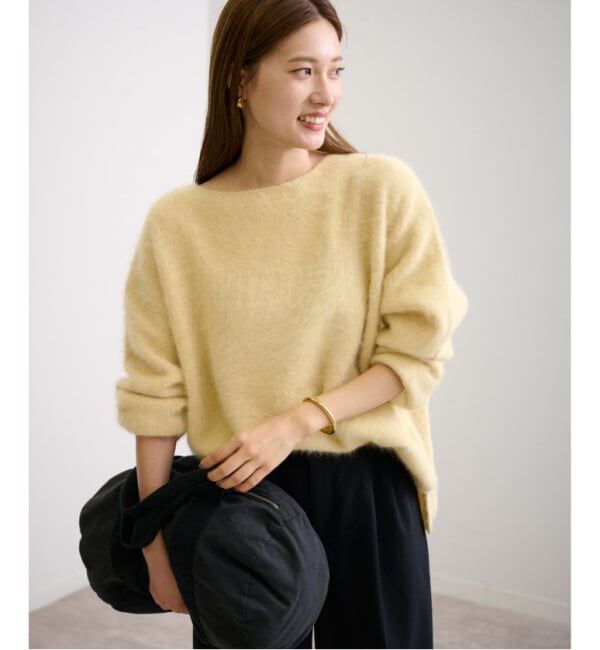 FRAMeWORK「≪追加≫FOX/CASHMERE ボートネック プルオーバー」|ニット・セーター|