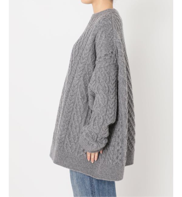 Spick and Span「Higuchi*Sアラン柄ルーズニット」|ニット・セーター|