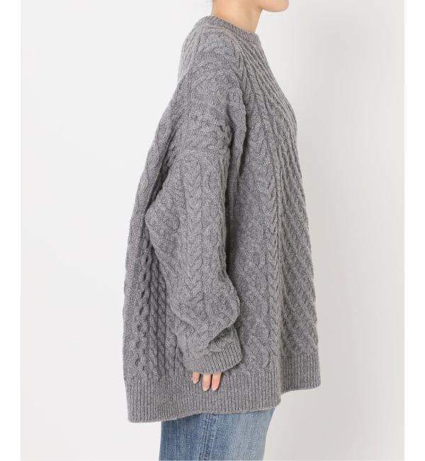 Spick and Span「Higuchi*Sアラン柄ルーズニット」|ニット・セーター|