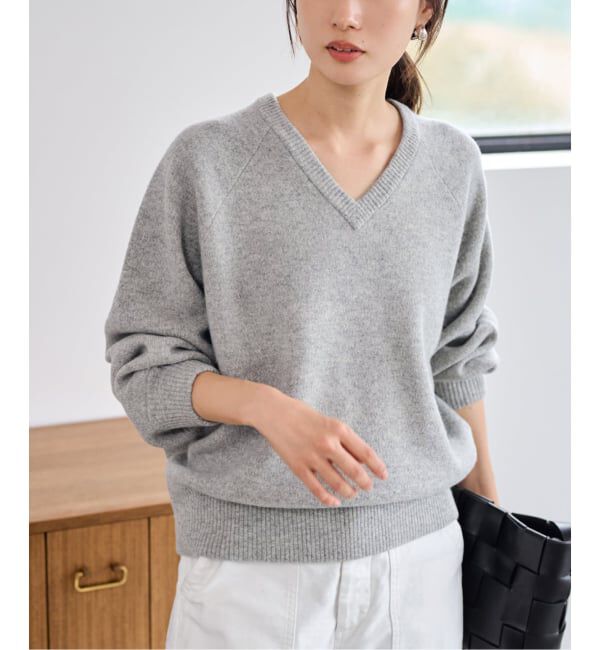 FRAMeWORK「≪WEB限定 / 追加≫AQUA Vネックプルオーバー」|ニット・セーター|