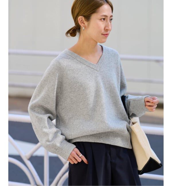 FRAMeWORK「≪WEB限定 / 追加≫AQUA Vネックプルオーバー」|ニット・セーター|