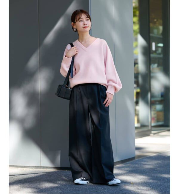 FRAMeWORK「≪WEB限定 / 追加≫AQUA Vネックプルオーバー」|ニット・セーター|