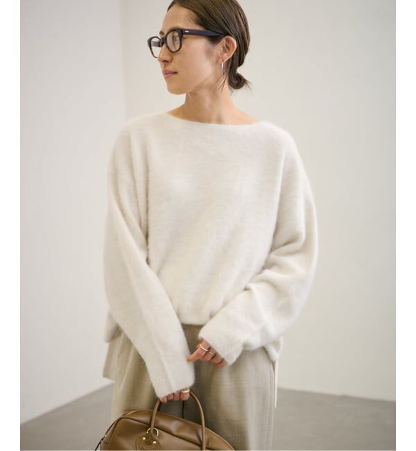 FRAMeWORK「≪追加≫FOX/CASHMERE ボートネック プルオーバー2」|ニット・セーター|