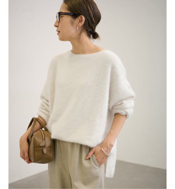 FRAMeWORK「≪追加≫FOX/CASHMERE ボートネック プルオーバー2」|ニット・セーター|