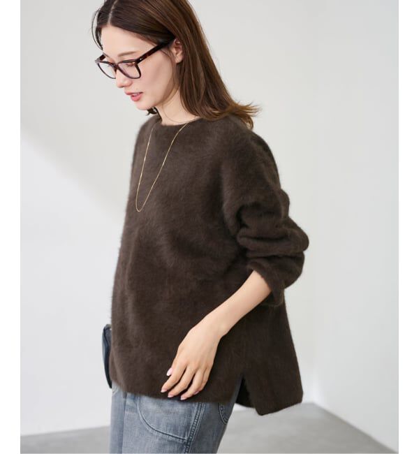 FRAMeWORK「≪追加≫FOX/CASHMERE ボートネック プルオーバー2」|ニット・セーター|