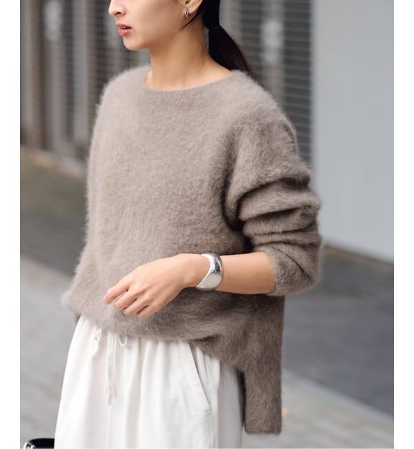 FRAMeWORK「≪追加≫FOX/CASHMERE ボートネック プルオーバー2」|ニット・セーター|