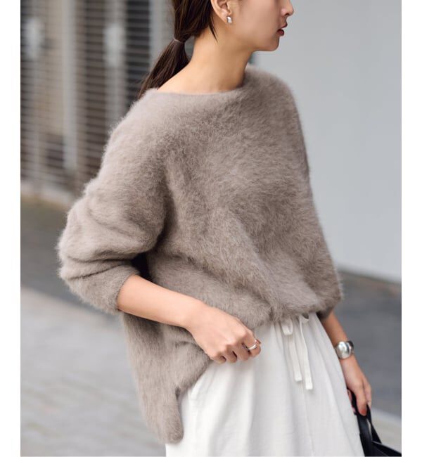 FRAMeWORK「≪追加≫FOX/CASHMERE ボートネック プルオーバー2」|ニット・セーター|