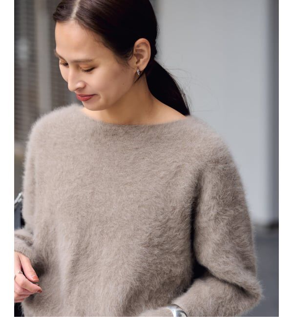 FRAMeWORK「≪追加≫FOX/CASHMERE ボートネック プルオーバー2」|ニット・セーター|