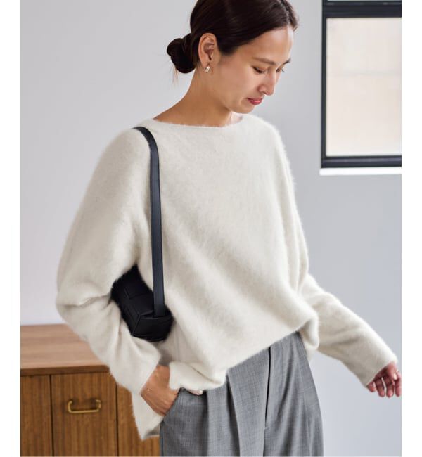 FRAMeWORK「≪追加≫FOX/CASHMERE ボートネック プルオーバー2」|ニット・セーター|