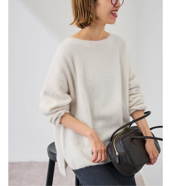 FRAMeWORK「≪追加≫FOX/CASHMERE ボートネック プルオーバー2」|ニット・セーター|