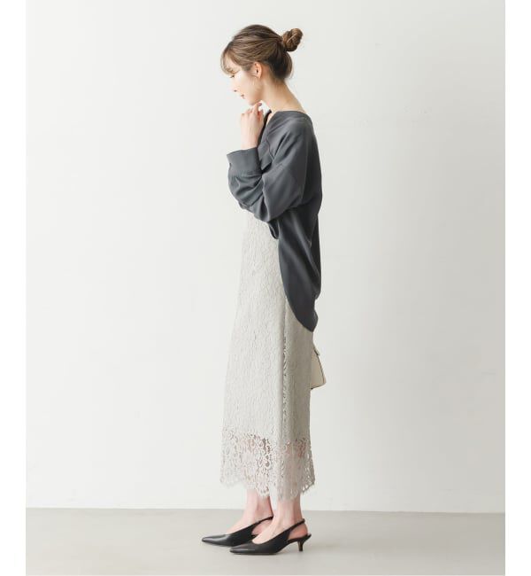 NOBLE「《追加・WEB限定カラー》ワークディテールドレープシャツ」|シャツ・ブラウス|