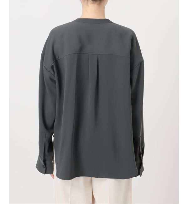 NOBLE「《追加・WEB限定カラー》ワークディテールドレープシャツ」|シャツ・ブラウス|