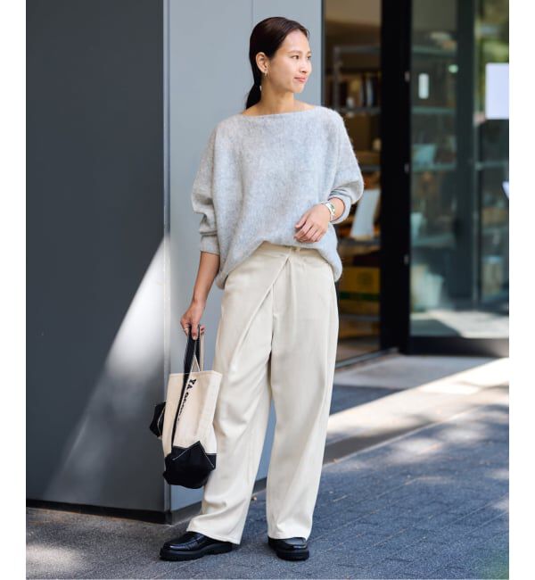 FRAMeWORK「カルゼラップパンツ」|スラックス|