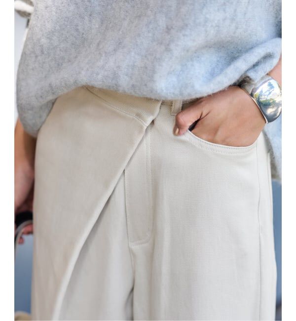 FRAMeWORK「カルゼラップパンツ」|スラックス|