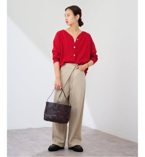 FRAMeWORK「カルゼラップパンツ」|スラックス|