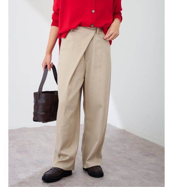 FRAMeWORK「カルゼラップパンツ」|スラックス|