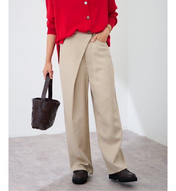 FRAMeWORK「カルゼラップパンツ」|スラックス|