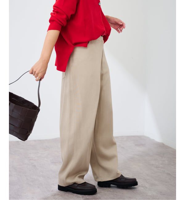 FRAMeWORK「カルゼラップパンツ」|スラックス|