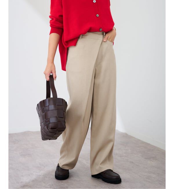 FRAMeWORK「カルゼラップパンツ」|スラックス|