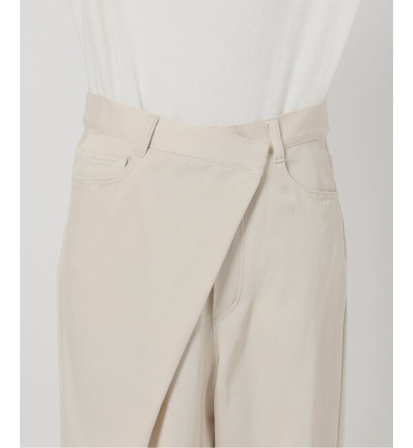 FRAMeWORK「カルゼラップパンツ」|スラックス|