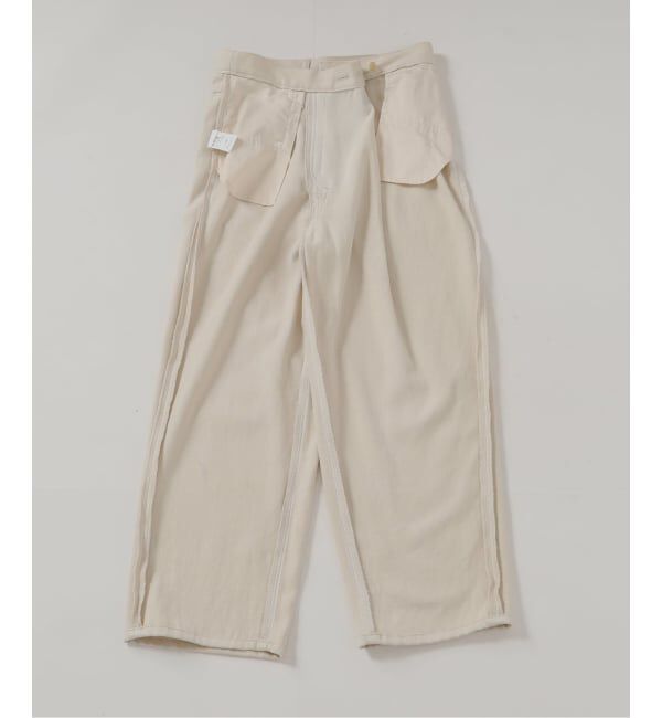 FRAMeWORK「カルゼラップパンツ」|スラックス|